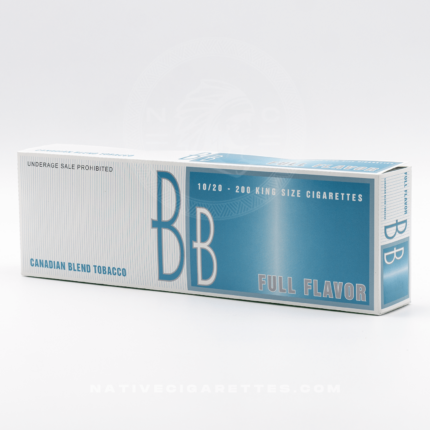 bb full flavour king size cigarette carton