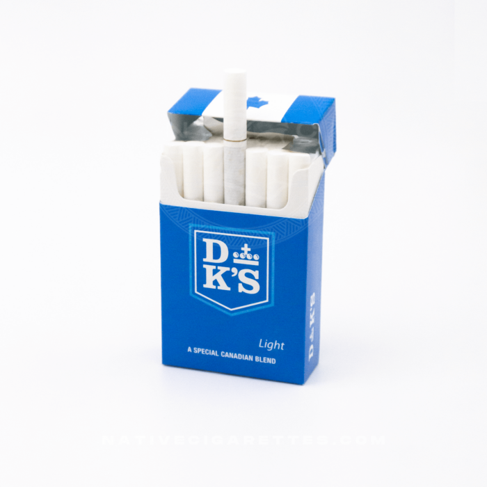 dk lights 20 cigarettes pack