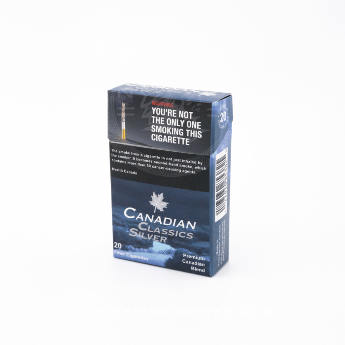 canadian classic silver 20 cigarettes in pack
