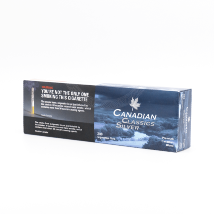 canadian classic silver cigarette carton