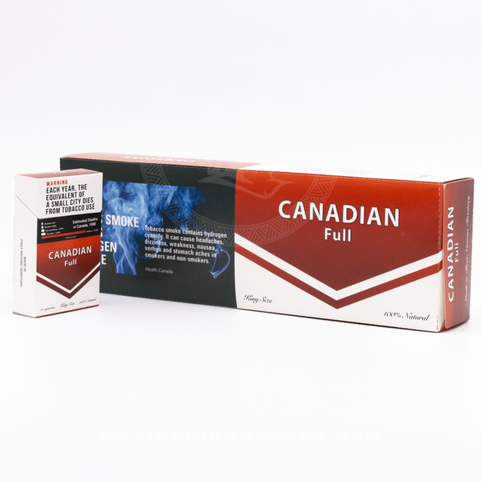 canadian full cigarette carton