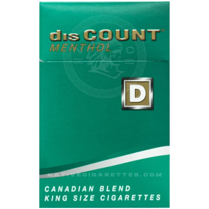 disCOUNT Menthol Cigarette Pack