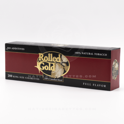 rolled gold full flavor cigarette carton
