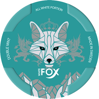 White fox double mint slim all white Snus CAN