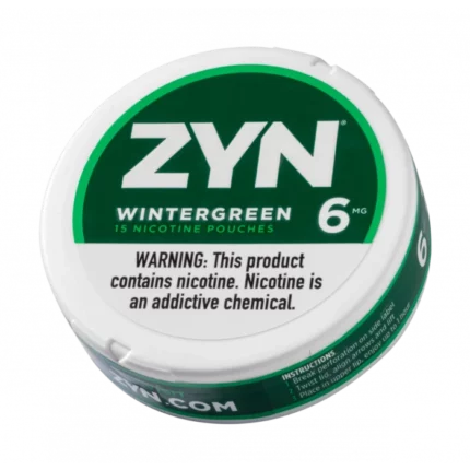 Zyn wintergreen 6mg nicotine pouches
