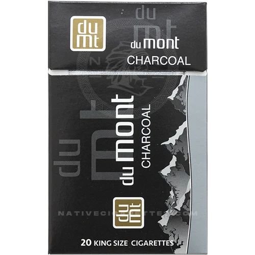 dumont charcoal cigarette pack