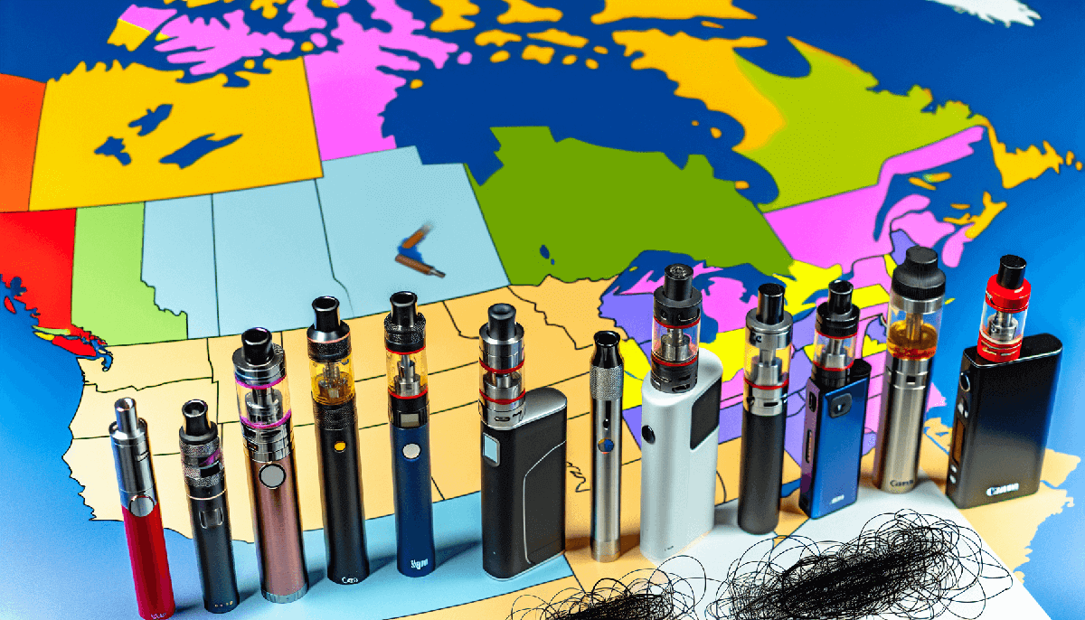 Vaping devices and regulations in Canada