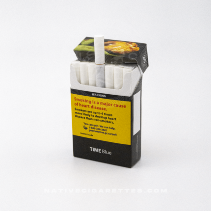 time blue cigarettes king size pack