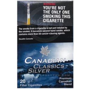 canadian classics silver cigarettes