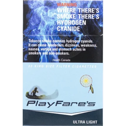 playfare's ultra light cigarettes