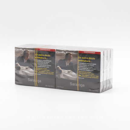 saratoga full flavor. cigarette carton