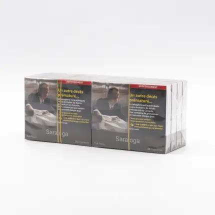 saratoga full flavor. cigarette carton