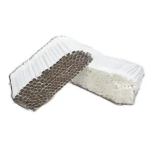 White filtered cigarettes in a clear wrapper